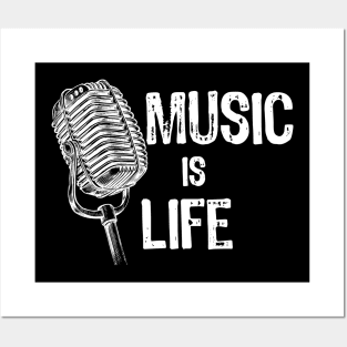 Music Is Life Posters and Art